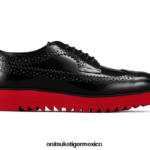 Onitsuka Tiger zapatos 4P8D6N539 negro/rojo clásico mujer acento irlandés