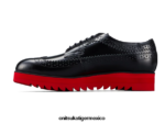 Onitsuka Tiger zapatos 4P8D6N539 negro/rojo clásico mujer acento irlandés - Image 4