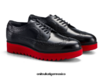Onitsuka Tiger zapatos 4P8D6N539 negro/rojo clásico mujer acento irlandés - Image 8