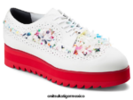 Onitsuka Tiger zapatos 4P8D6N543 blanco mujer acento irlandés - Image 2