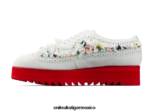 Onitsuka Tiger zapatos 4P8D6N543 blanco mujer acento irlandés - Image 4