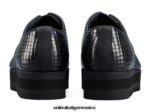 Onitsuka Tiger zapatos 4P8D6N547 negro mujer derby - Image 4