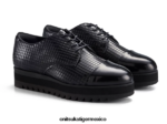 Onitsuka Tiger zapatos 4P8D6N547 negro mujer derby - Image 7