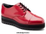 Onitsuka Tiger zapatos 4P8D6N548 rojo remolacha mujer derby - Image 2