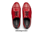 Onitsuka Tiger zapatos 4P8D6N548 rojo remolacha mujer derby - Image 6