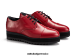 Onitsuka Tiger zapatos 4P8D6N548 rojo remolacha mujer derby - Image 8