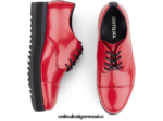Onitsuka Tiger zapatos 4P8D6N548 rojo remolacha mujer derby - Image 9