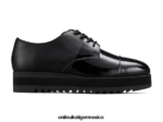 Onitsuka Tiger zapatos 4P8D6N550 negro mujer derby