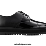 Onitsuka Tiger zapatos 4P8D6N550 negro mujer derby