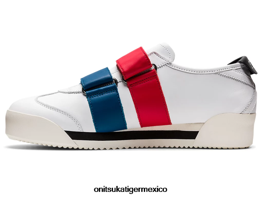 Onitsuka Tiger zapatos 4P8D6N551 blanco/rojo clásico unisexo méxico 66 sd pf - Image 4