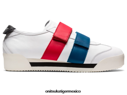 Onitsuka Tiger zapatos 4P8D6N551 blanco/rojo clásico unisexo méxico 66 sd pf
