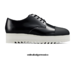 Onitsuka Tiger zapatos 4P8D6N553 negro mujer derby