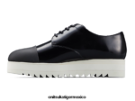 Onitsuka Tiger zapatos 4P8D6N553 negro mujer derby - Image 4