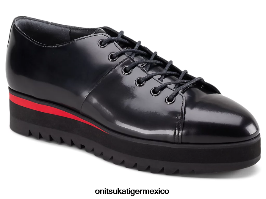 Onitsuka Tiger zapatos 4P8D6N555 negro/rojo clásico mujer cordones - Image 15