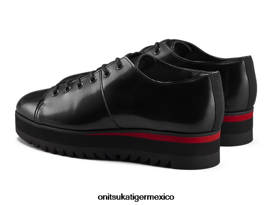 Onitsuka Tiger zapatos 4P8D6N555 negro/rojo clásico mujer cordones - Image 16