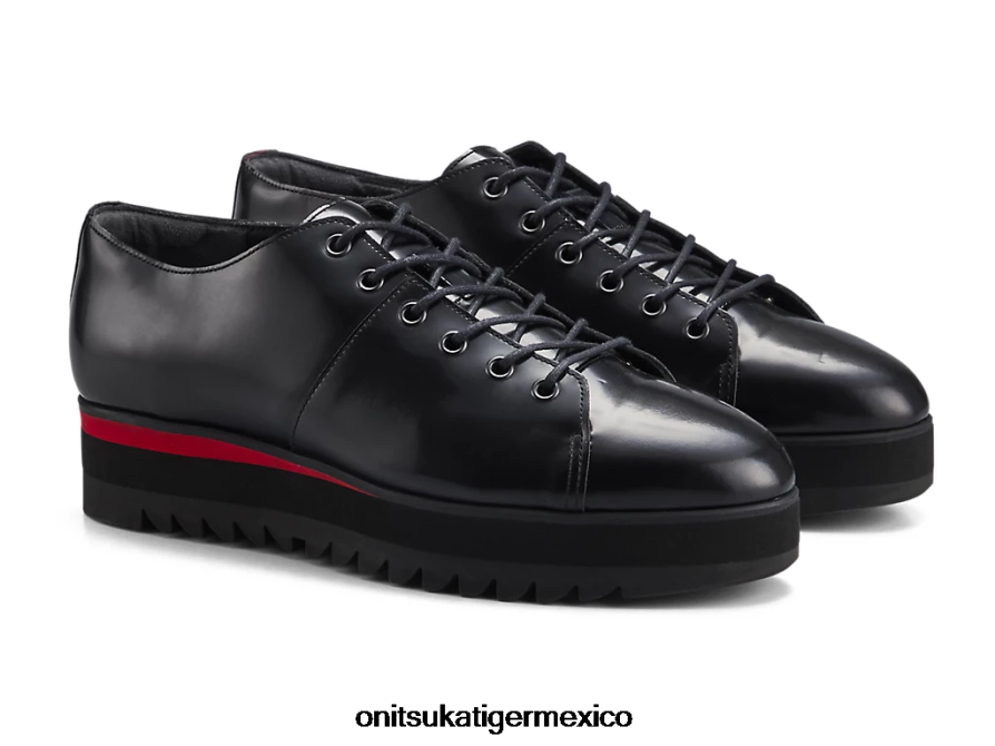 Onitsuka Tiger zapatos 4P8D6N555 negro/rojo clásico mujer cordones - Image 10