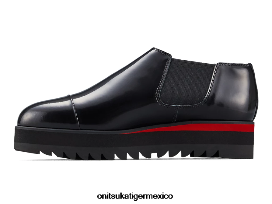 Onitsuka Tiger zapatos 4P8D6N557 negro/rojo clásico mujer bota lateral gore lo - Image 4