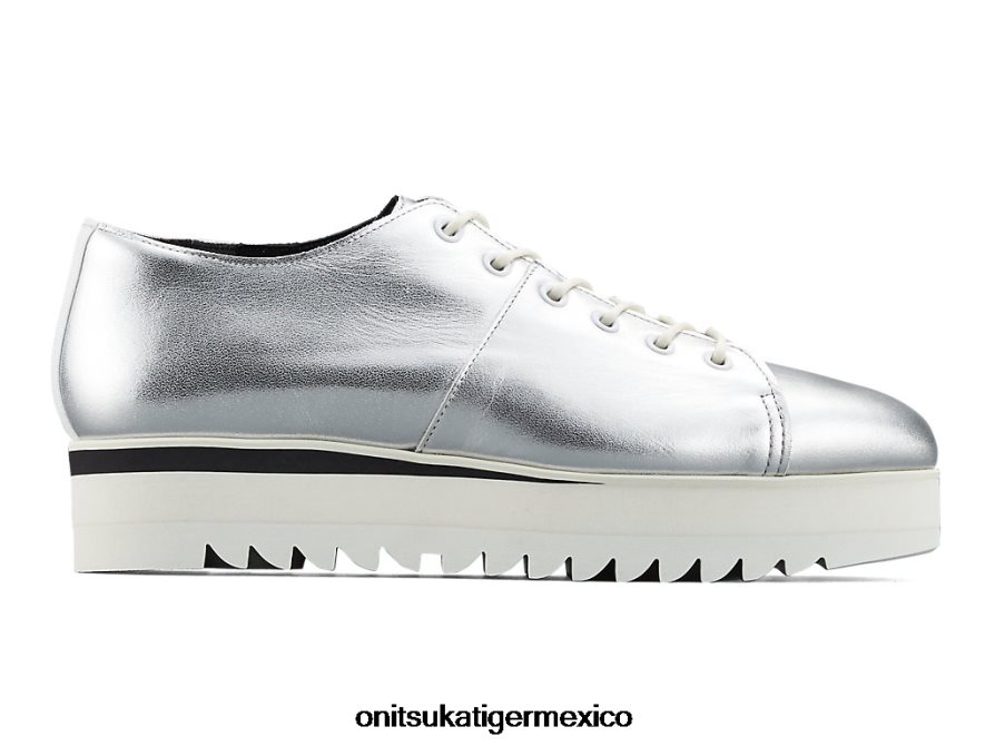onitsuka_tiger_zapatos_4p8d6n559_plata_mujer_cordones.jpg Onitsuka Tiger zapatos 4P8D6N559 plata mujer cordones - Image 1