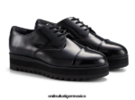 Onitsuka Tiger zapatos 4P8D6N560 negro brillante mujer derby - Image 8