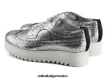 Onitsuka Tiger zapatos 4P8D6N566 plata mujer acento irlandés - Image 2