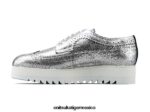 Onitsuka Tiger zapatos 4P8D6N566 plata mujer acento irlandés - Image 3