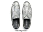 Onitsuka Tiger zapatos 4P8D6N566 plata mujer acento irlandés - Image 5