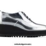 Onitsuka Tiger zapatos 4P8D6N570 plata mujer cuña-o