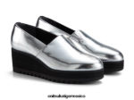 Onitsuka Tiger zapatos 4P8D6N571 plata mujer porciones - Image 8
