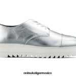 Onitsuka Tiger zapatos 4P8D6N572 plata mujer derby