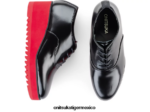 Onitsuka Tiger zapatos 4P8D6N576 negro/rojo clásico mujer cuña-o - Image 9