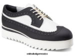 Onitsuka Tiger zapatos 4P8D6N577 blanco negro mujer acento irlandés - Image 2