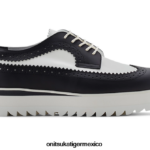 Onitsuka Tiger zapatos 4P8D6N577 blanco negro mujer acento irlandés