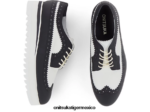 Onitsuka Tiger zapatos 4P8D6N577 blanco negro mujer acento irlandés - Image 5