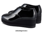 Onitsuka Tiger zapatos 4P8D6N579 negro mujer cuña-o - Image 3