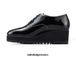 Onitsuka Tiger zapatos 4P8D6N579 negro mujer cuña-o - Image 4