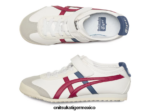 Onitsuka Tiger zapatos 4P8D6N625 bayas blancas/secas niños México 66 - Image 8