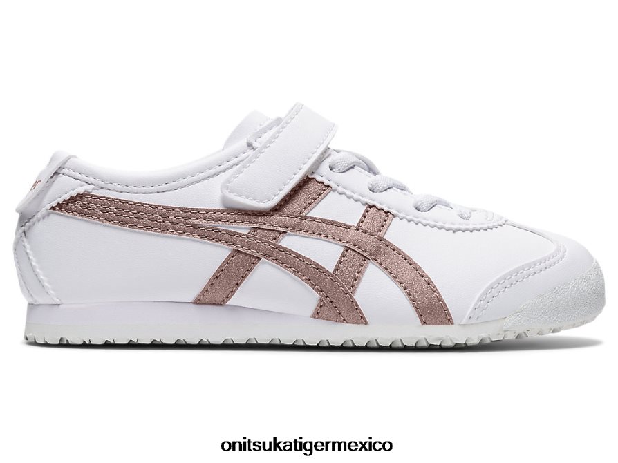 Onitsuka Tiger zapatos 4P8D6N632 blanco/oro rosa niños México 66 - Image 1