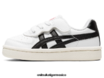 Onitsuka Tiger zapatos 4P8D6N633 blanco negro niños gsm - Image 4
