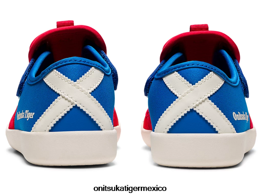 Onitsuka Tiger zapatos 4P8D6N642 rojo clásico/azul directorio niños sandalia méxico 66 - Image 5