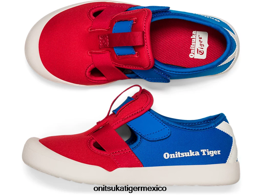 Onitsuka Tiger zapatos 4P8D6N642 rojo clásico/azul directorio niños sandalia méxico 66 - Image 8