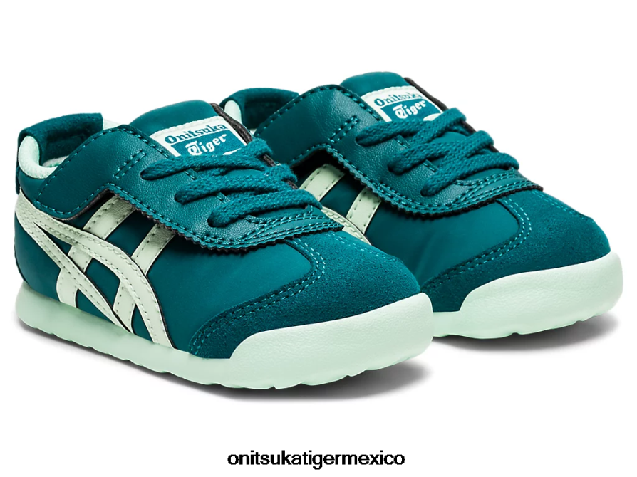 Onitsuka Tiger zapatos 4P8D6N643 pino aterciopelado/tinte menta niños México 66 - Image 2