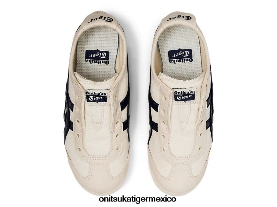 Onitsuka Tiger zapatos 4P8D6N644 abedul/medianoche niños México 66 sin cordones - Image 6
