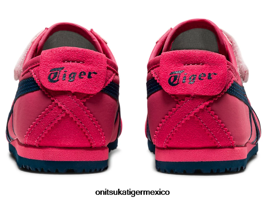 Onitsuka Tiger zapatos 4P8D6N647 camafeo rosa/azul mako niños México 66 - Image 5