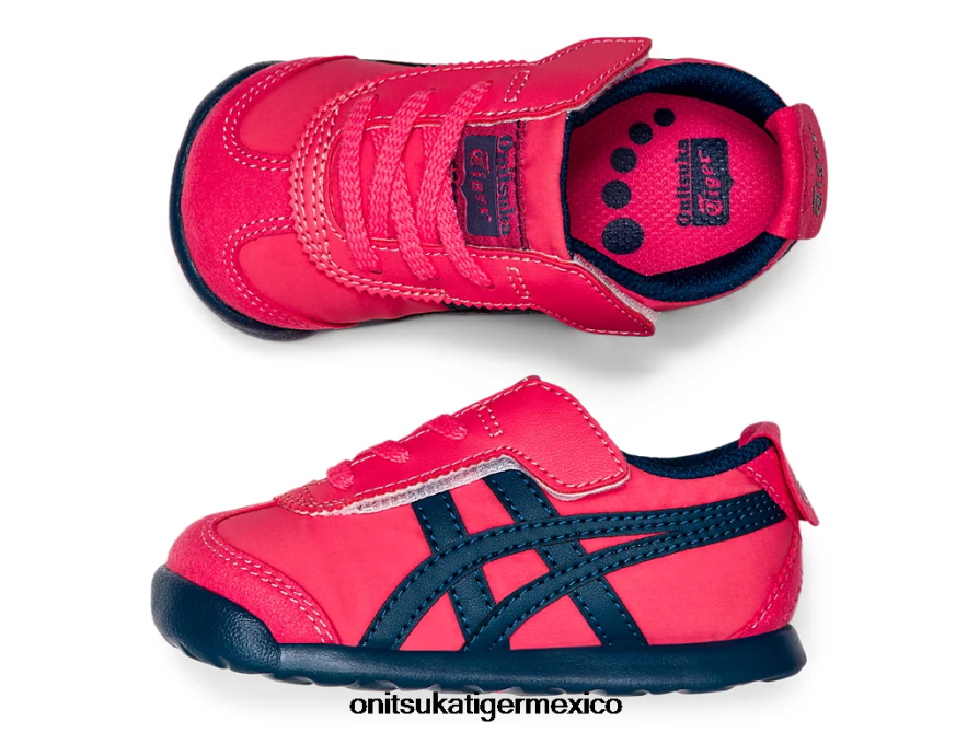 Onitsuka Tiger zapatos 4P8D6N648 camafeo rosa/azul mako niños México 66 - Image 8