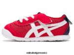 Onitsuka Tiger zapatos 4P8D6N650 clásico rojo/blanco niños México 66 - Image 4
