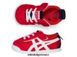 Onitsuka Tiger zapatos 4P8D6N650 clásico rojo/blanco niños México 66 - Image 8