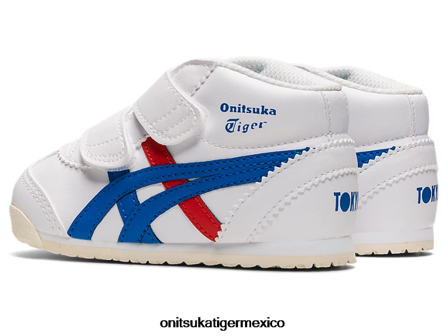 Onitsuka Tiger zapatos 4P8D6N658 blanco/azul directorio niños mexico mid-runner ts - Image 3