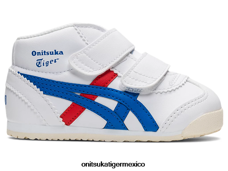 Onitsuka Tiger zapatos 4P8D6N658 blanco/azul directorio niños mexico mid-runner ts - Image 1