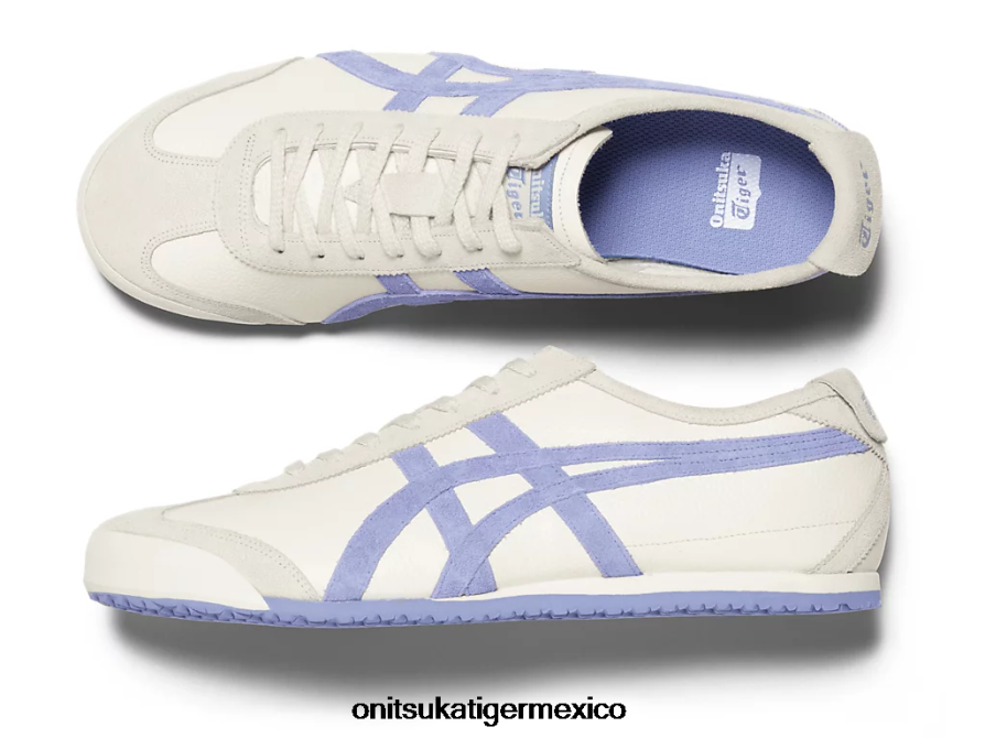 Onitsuka Tiger zapatos 4P8D6N82 tormenta crema/violeta unisexo méxico 66 vin - Image 8