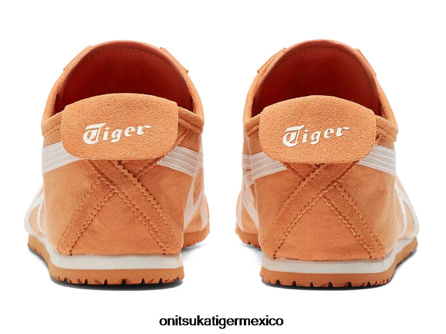 Onitsuka Tiger zapatos 4P8D6N8 naranja óxido/crema unisexo México 66 sin cordones - Image 5